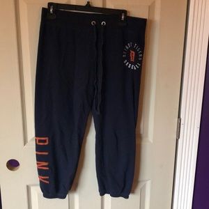 Victoria Secret Pink cropped joggers.  Size XS.